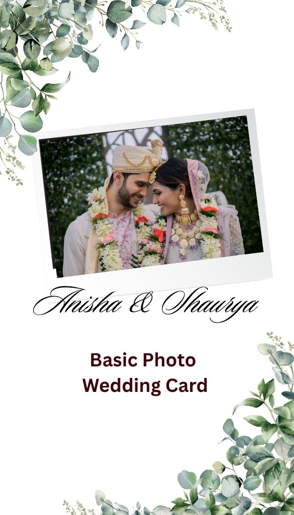Wooden card